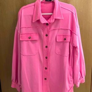 Vici Pink Shacket